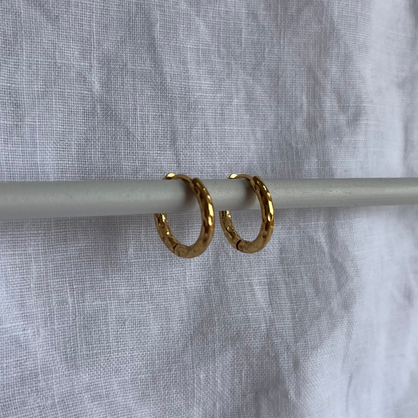 Jade Gold Hoop