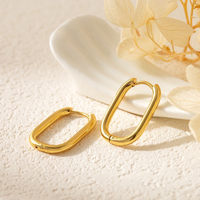 Vecchio Gold Hoop