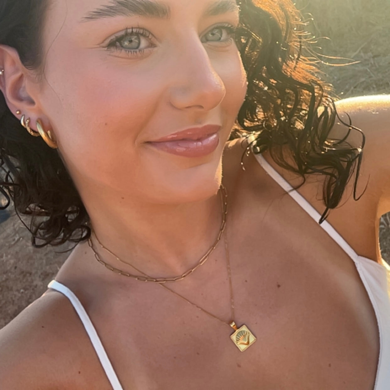 Solana Gold Necklace