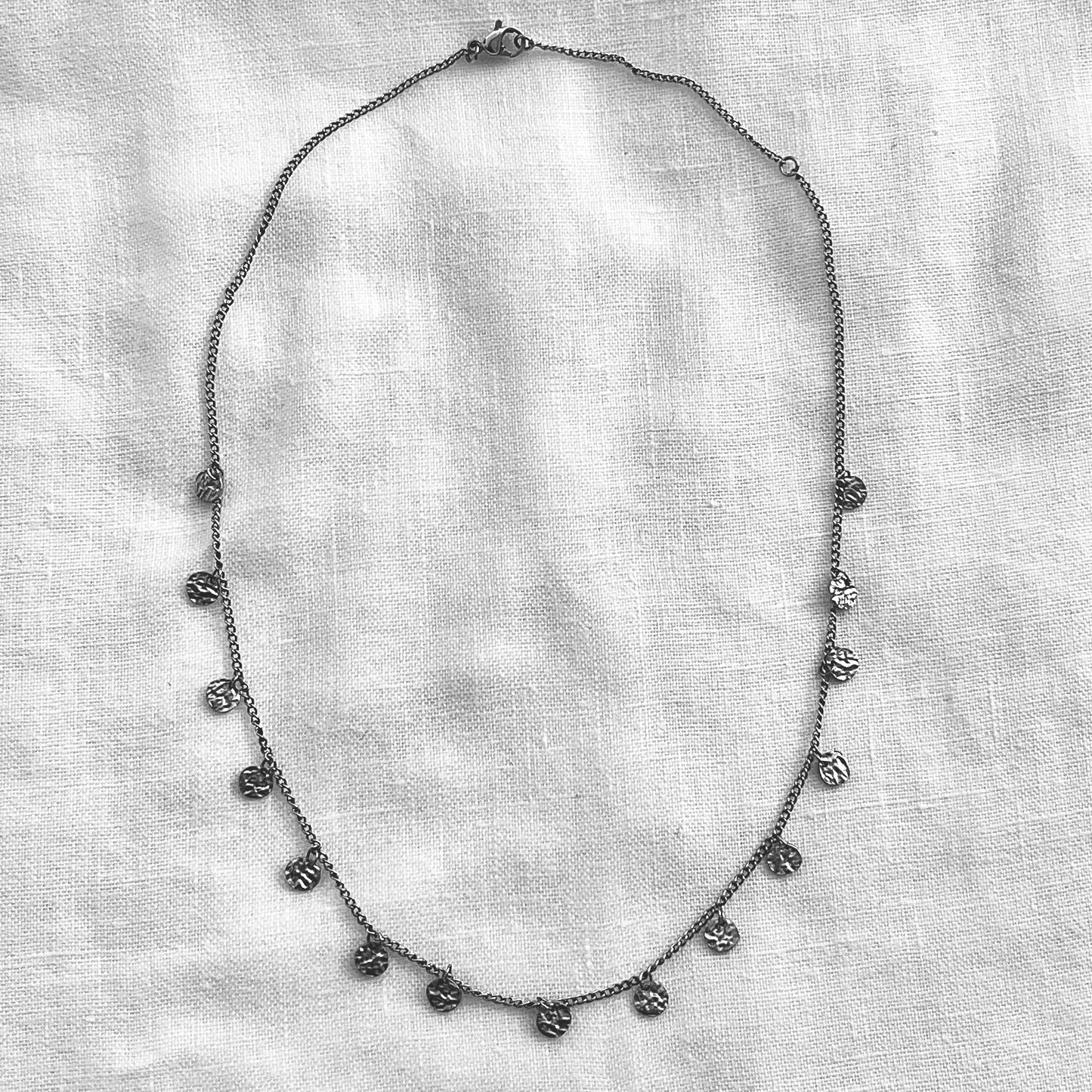 Scallop Silver Necklace