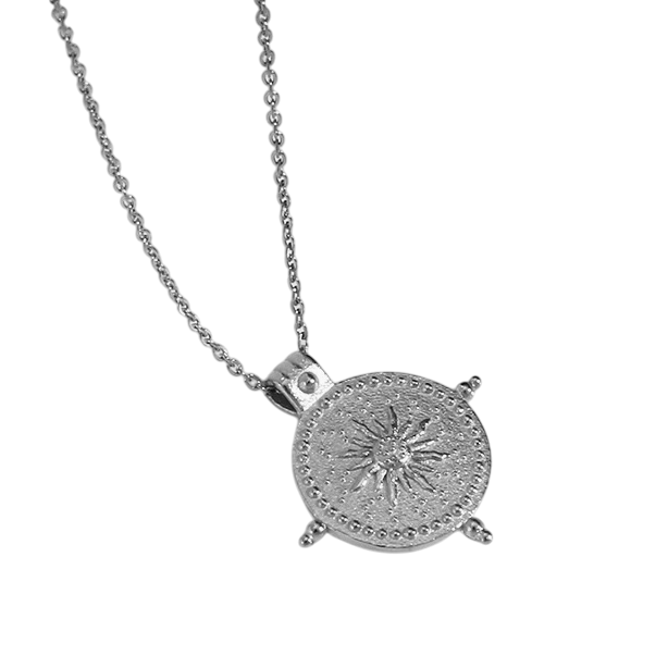 Sun Seeker Necklace Silver