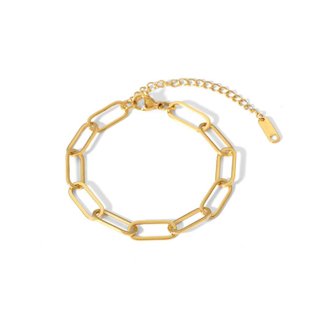 Infinity Gold Chain Bracelet