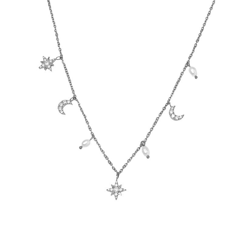 Solar Necklace Silver