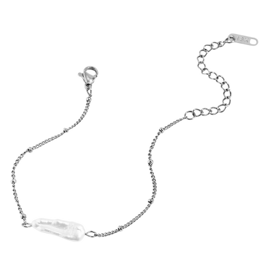 Valencia Pearl Silver Bracelet