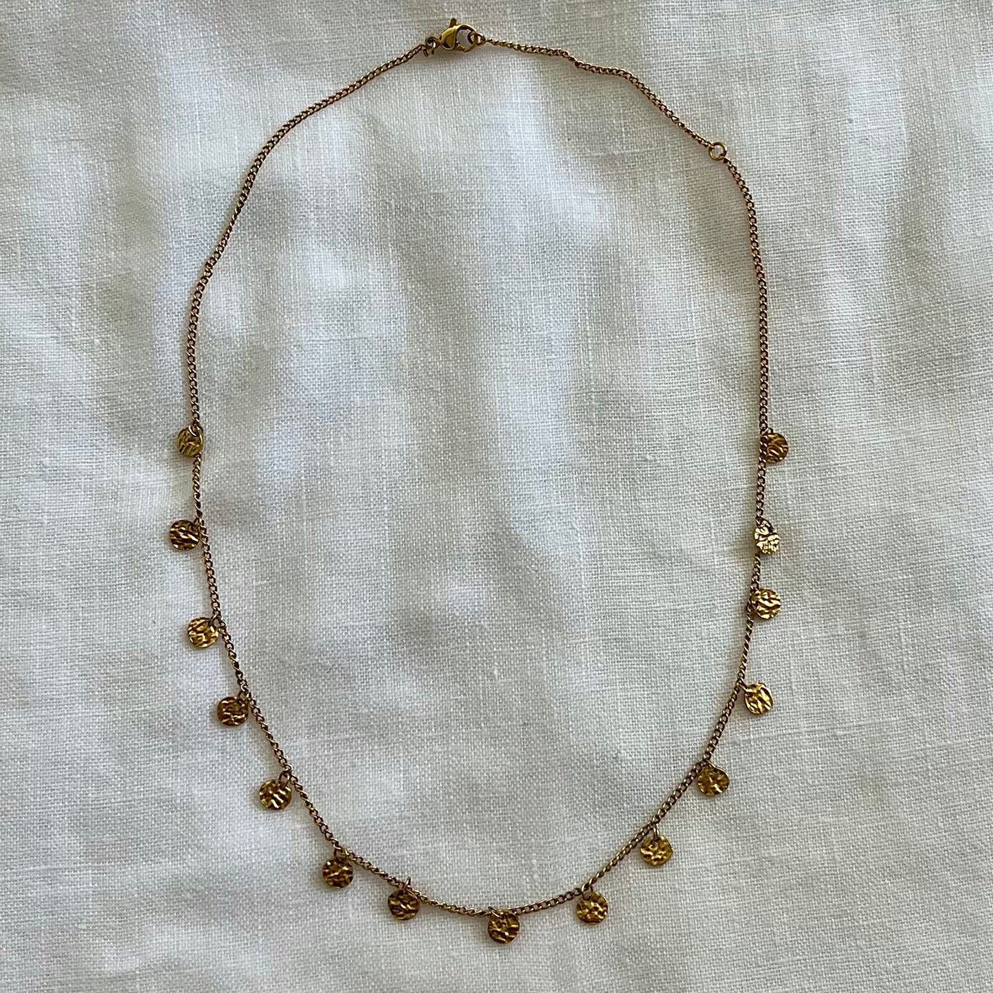 Scallop Gold Necklace