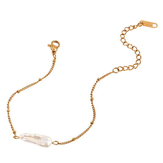 Valencia Pearl Gold Bracelet