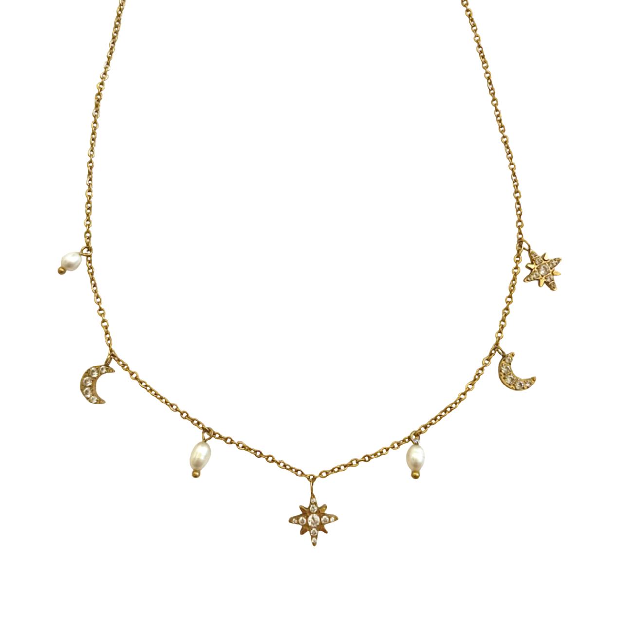 Solar Necklace Gold