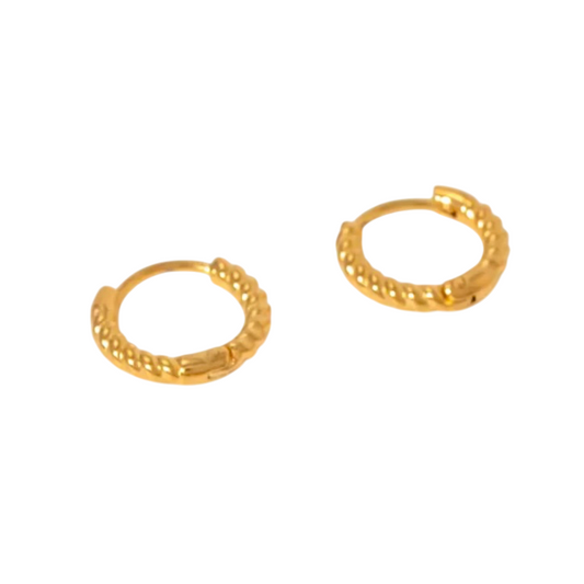 Belle Gold Huggie