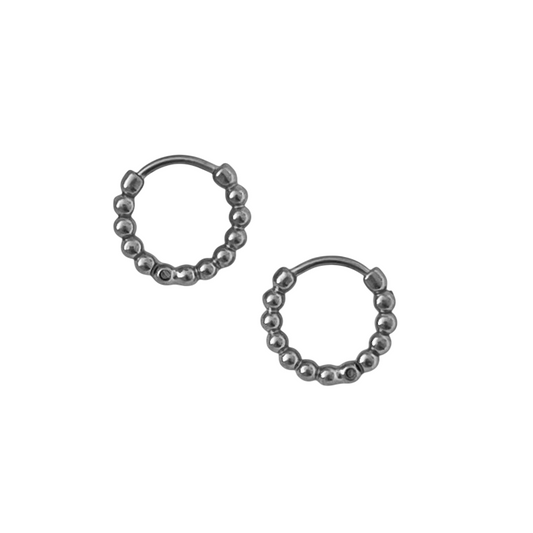 Issy Silver Huggie