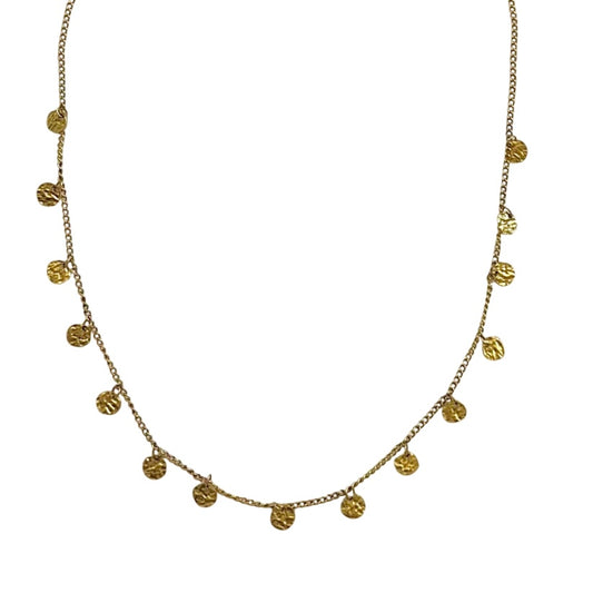 Scallop Gold Necklace