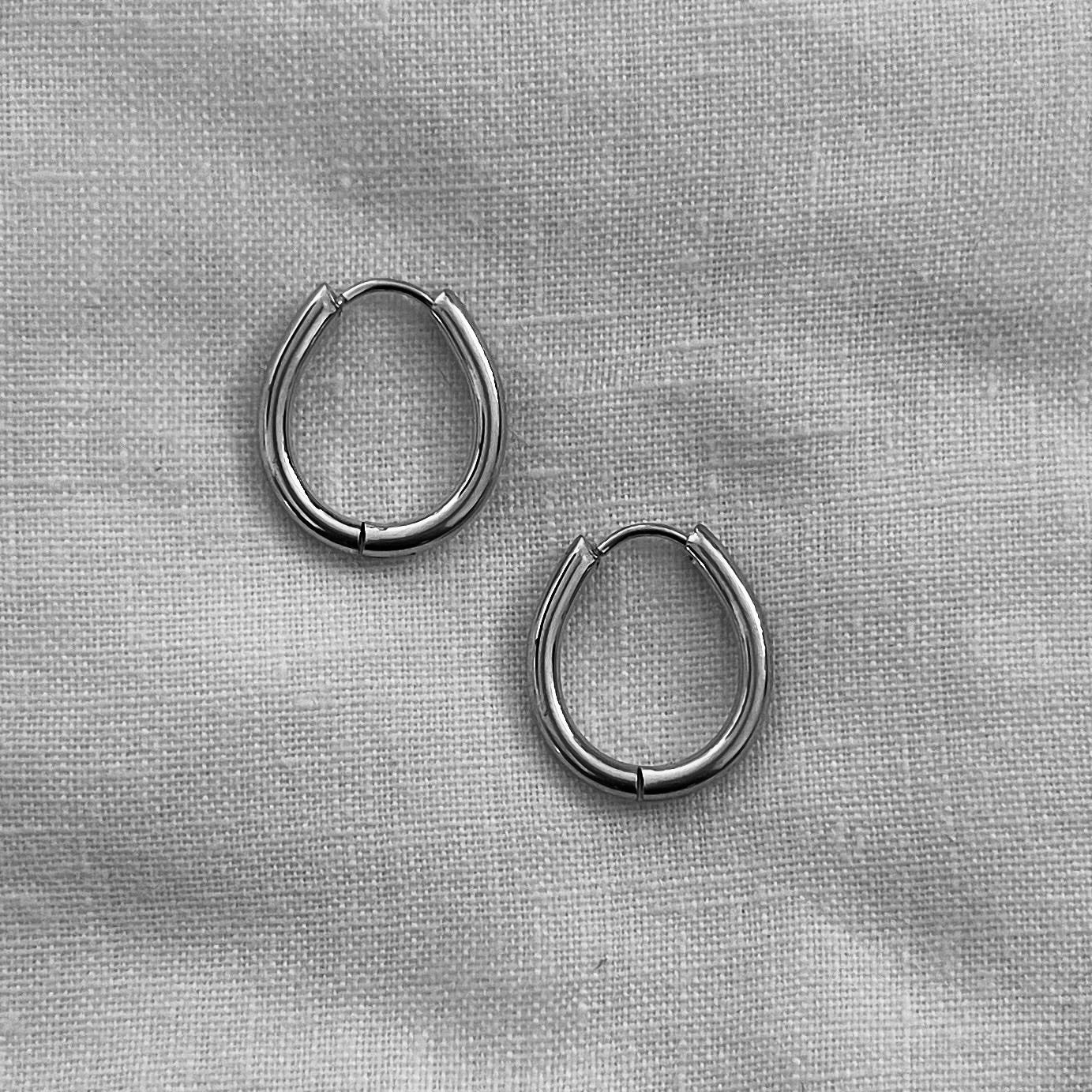 Charlie Silver Hoop
