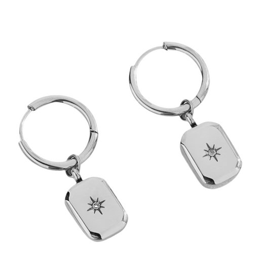 Nova Silver Hoops