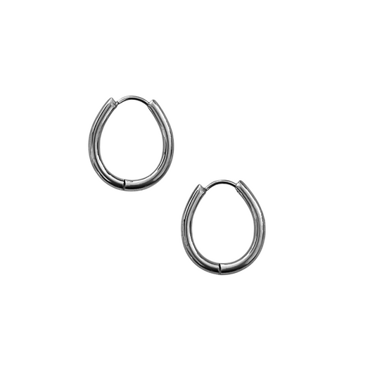 Charlie Silver Hoop