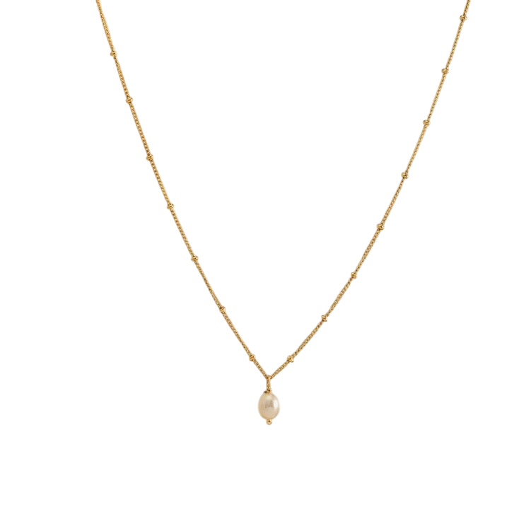Camille Pearl Gold Necklace