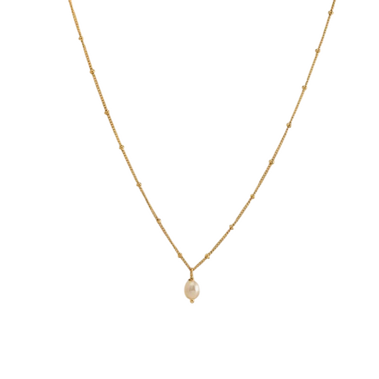 Camille Pearl Gold Necklace