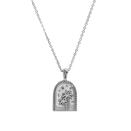 Summer Paradise Necklace Silver