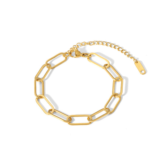 Infinity Gold Chain Bracelet
